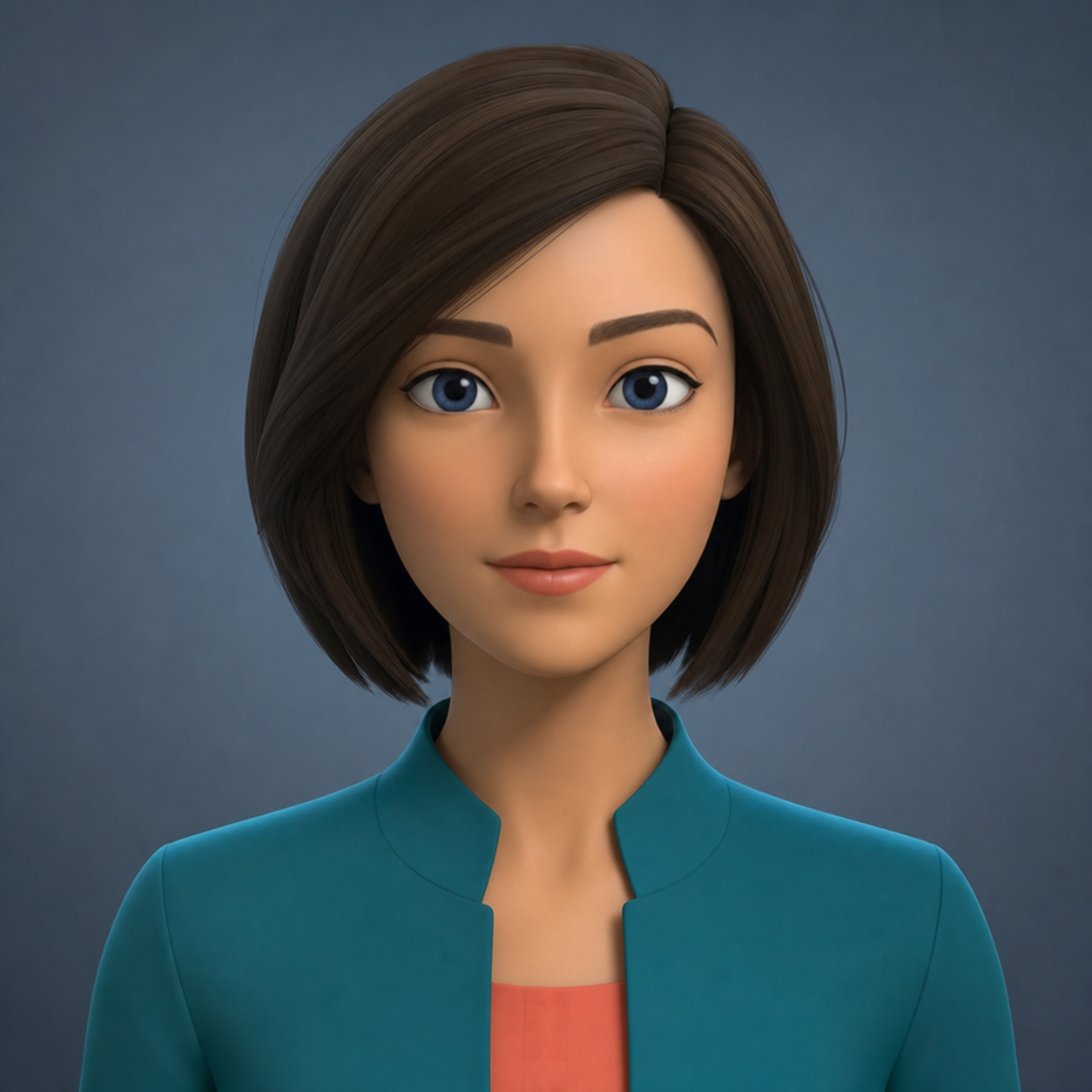 Eva, animated communication coach avatar